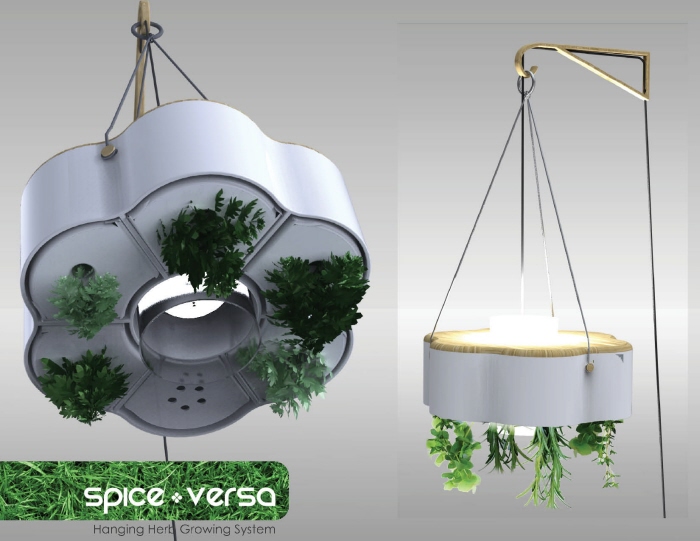 Hydroponic Planter and Lamp