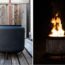 DIY fire pit upcycled from washing machine drum 