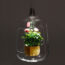 lamp doubles as a planter